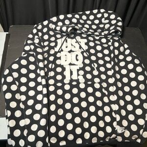 Nike Black and White Polka Dot Sweatshirt